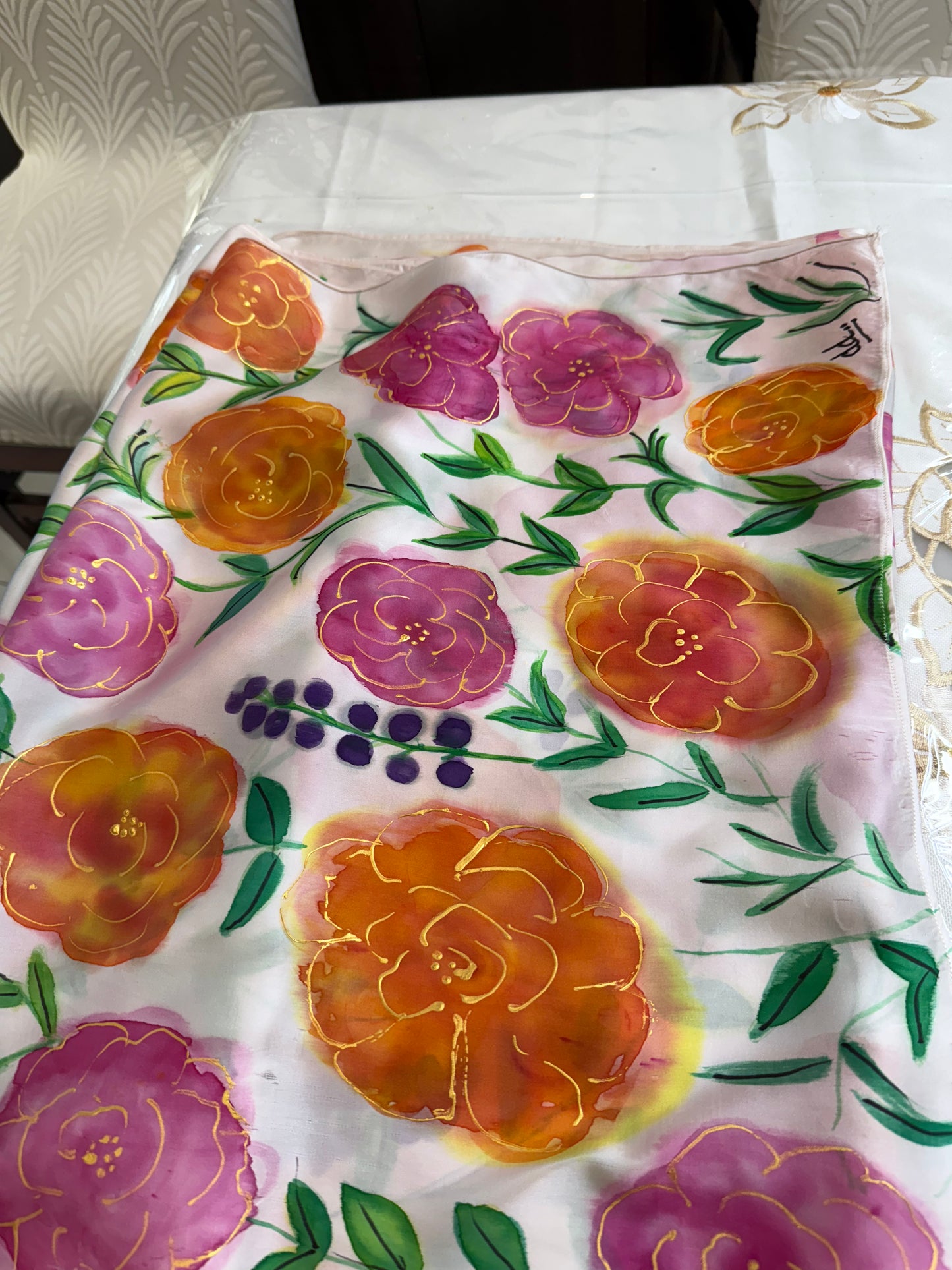 Floral Whisper Stole