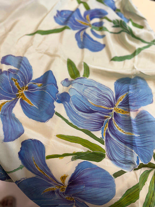 Blue Iris Petals of Grace