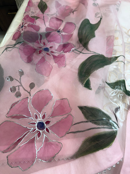 Serene Spring Bloom Dupatta