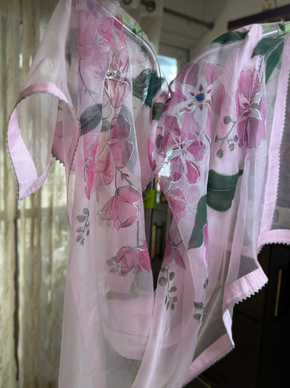 Serene Spring Bloom Dupatta