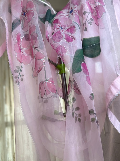 Serene Spring Bloom Dupatta
