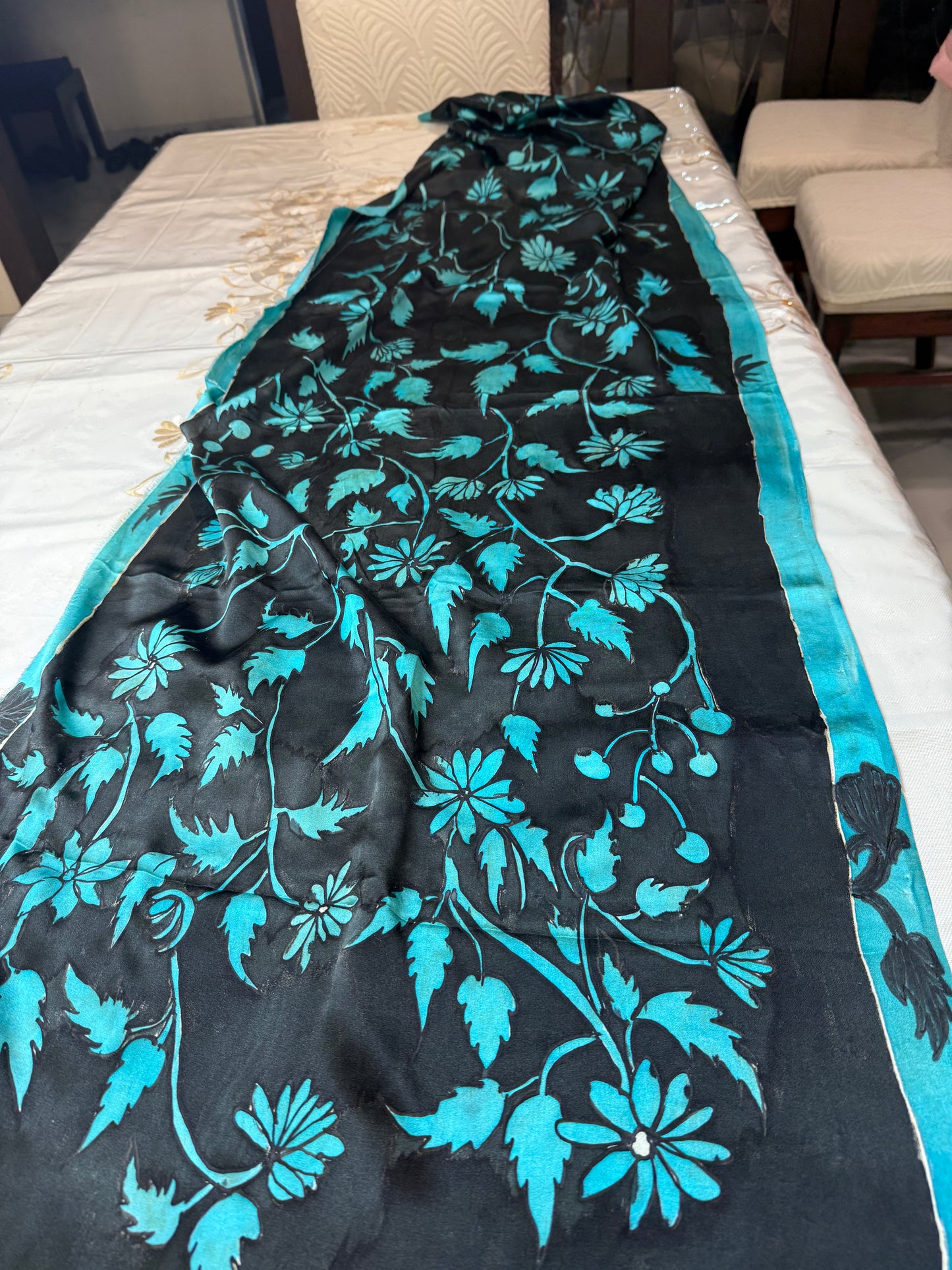 Midnight Turquoise Garden