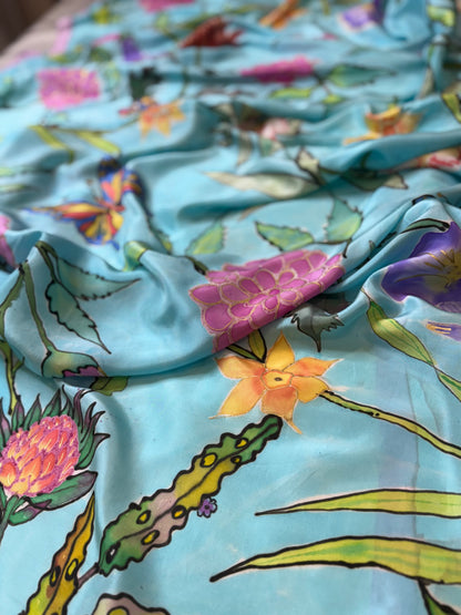 Sky Blossom Pastel Dupatta