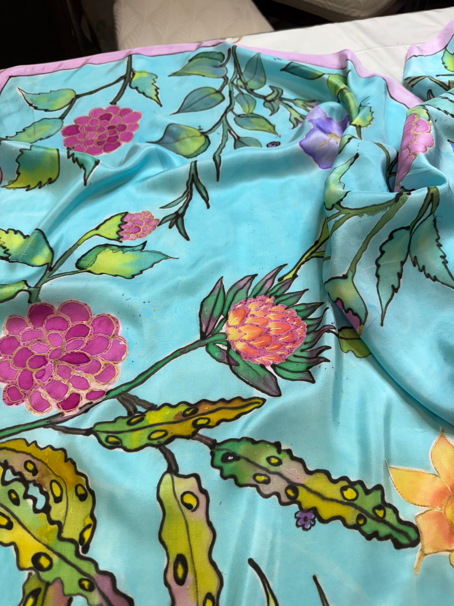 Sky Blossom Pastel Dupatta