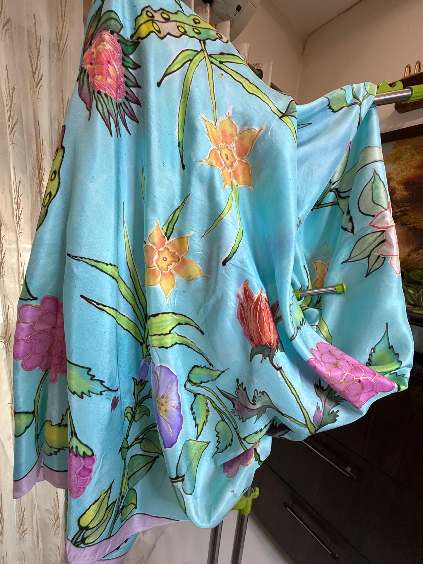 Sky Blossom Pastel Dupatta