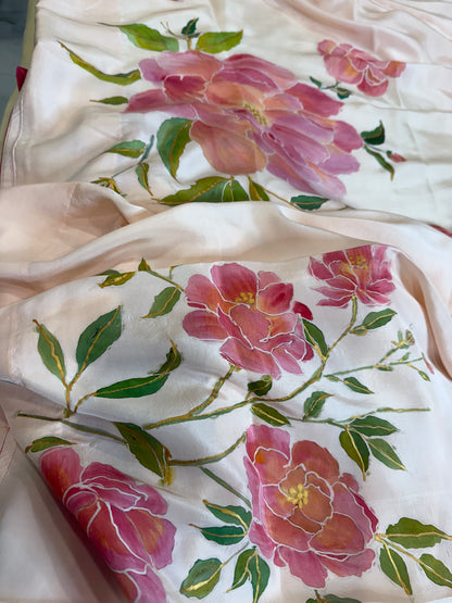 Rosé Peonies in Full Bloom