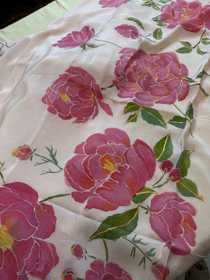 Rosé Peonies in Full Bloom