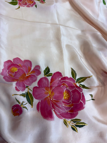 Rosé Peonies in Full Bloom