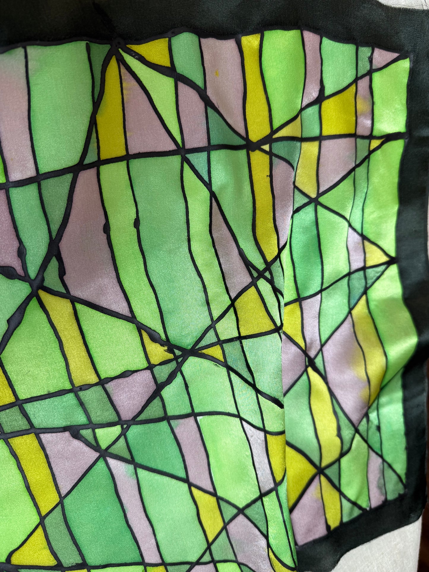 Pastel Grid Pocket Square