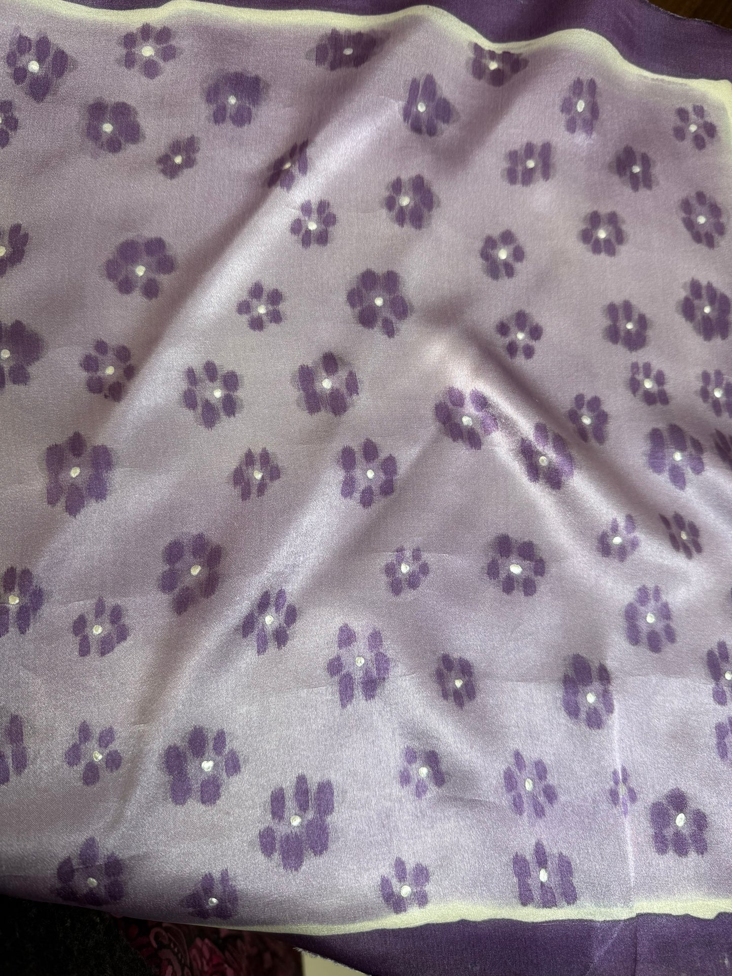 Lilac Petal Pocket Square