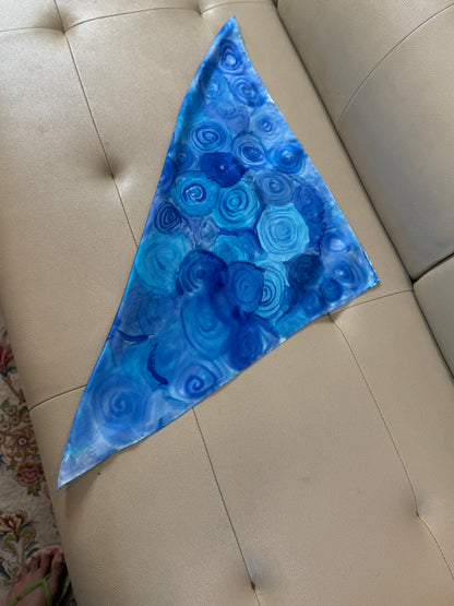 Azure Ripple Dreams - Scarf