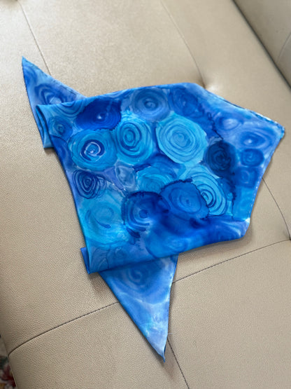 Azure Ripple Dreams - Scarf