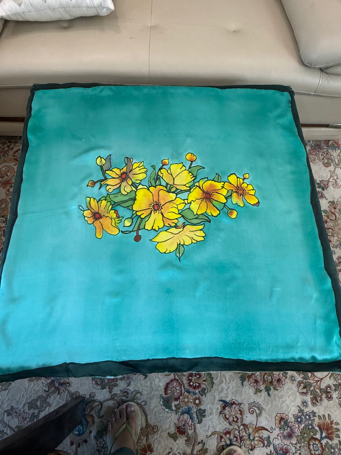 Daffodil Blossom Silk - Scarf