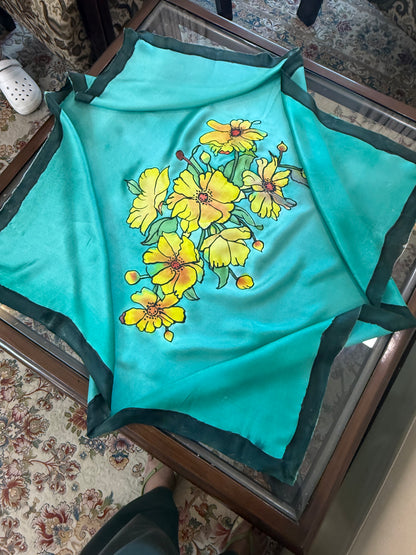 Daffodil Blossom Silk - Scarf