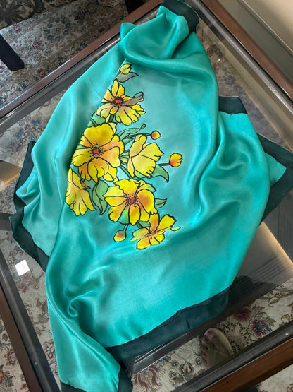 Daffodil Blossom Silk - Scarf