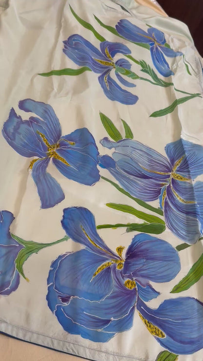 Blue Iris Petals of Grace